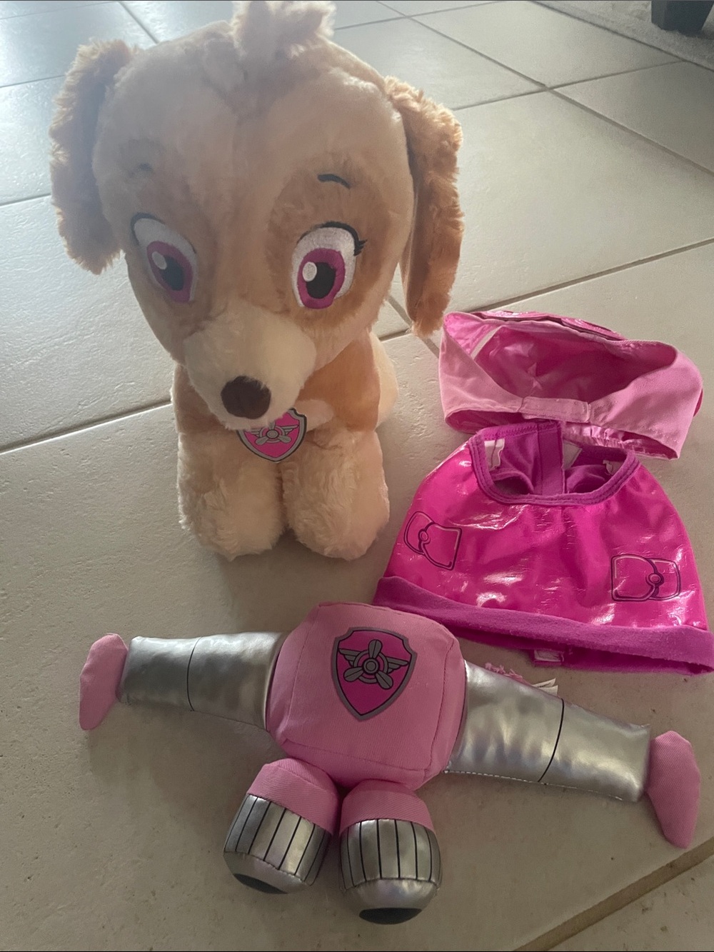 Build A Bear Paw Patrol Skye Pup and outfit